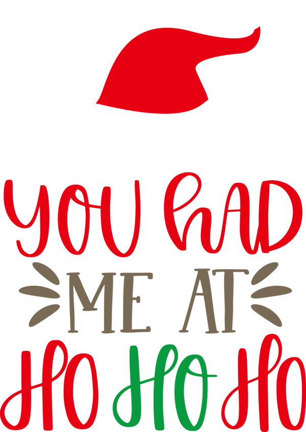 Transparent Christmas Logo Design Line for Santa for Christmas