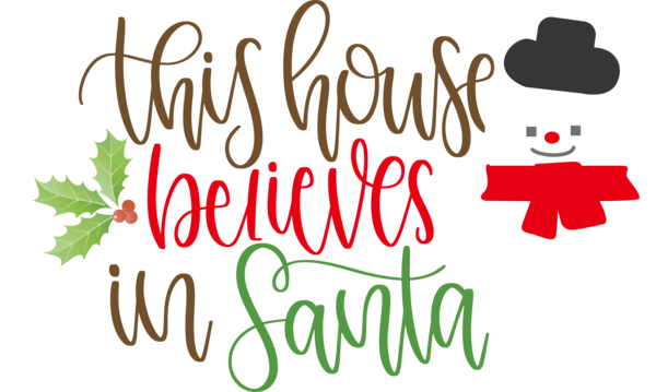 Transparent christmas Logo Leaf Christmas Day for Santa for Christmas