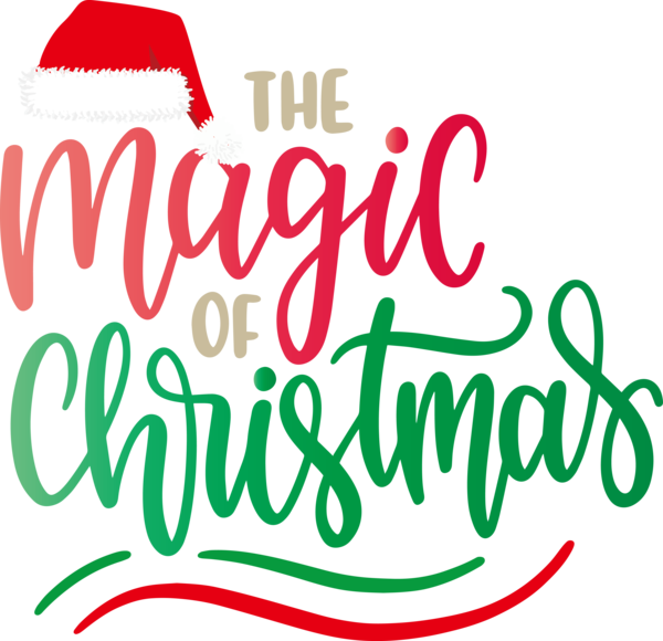 Transparent Christmas Logo Design Line for Merry Christmas for Christmas