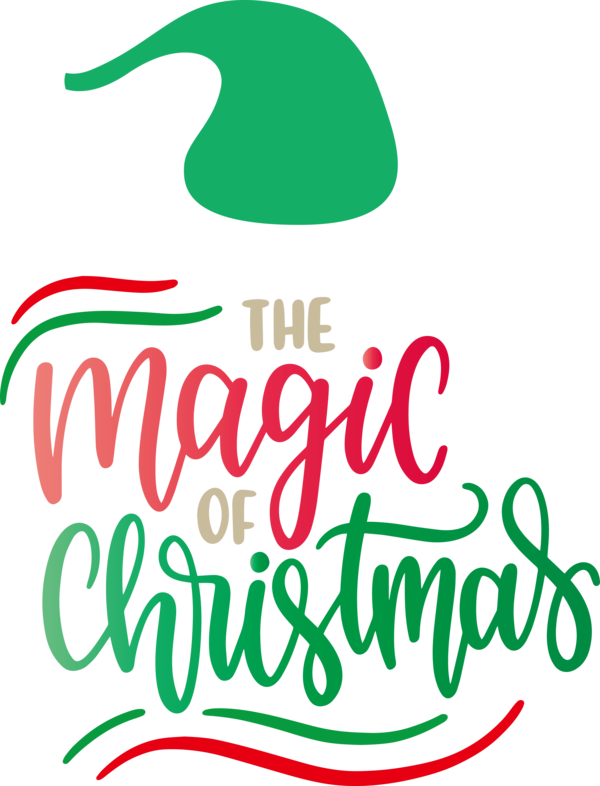 Transparent Christmas Logo Green Meter for Merry Christmas for Christmas