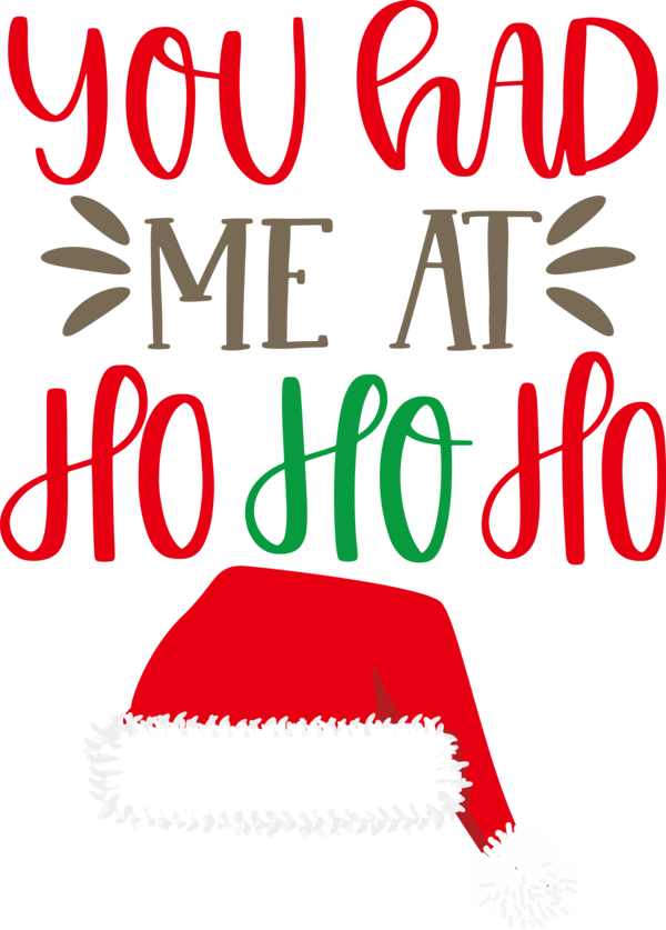 Transparent Christmas Logo Line Meter for Santa for Christmas