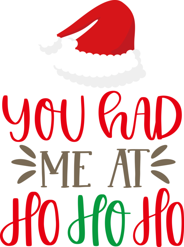 Transparent Christmas Logo Line Meter for Santa for Christmas