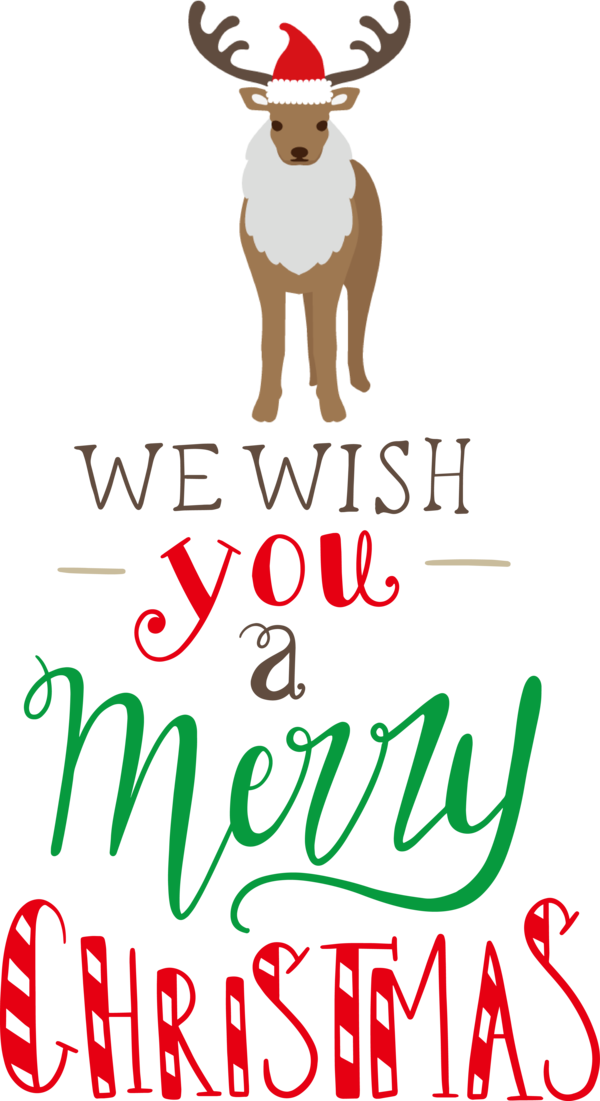 Transparent Christmas Reindeer Deer Logo for Merry Christmas for Christmas