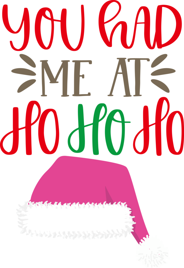 Transparent Christmas Logo Line Meter for Santa for Christmas