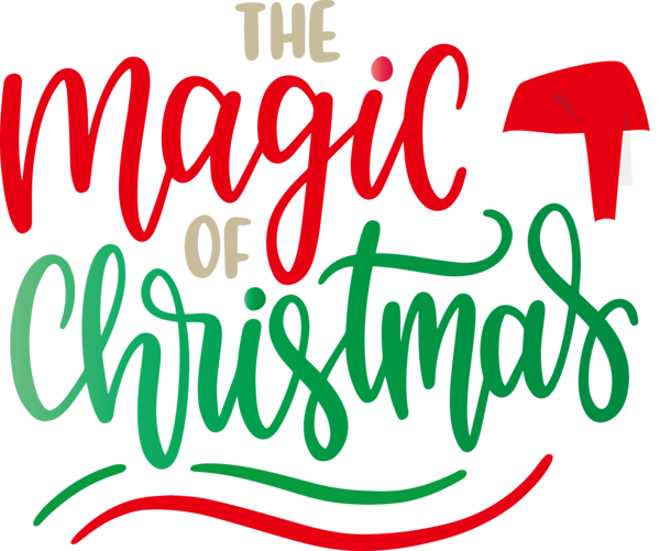 Transparent Christmas Logo Design Line for Merry Christmas for Christmas