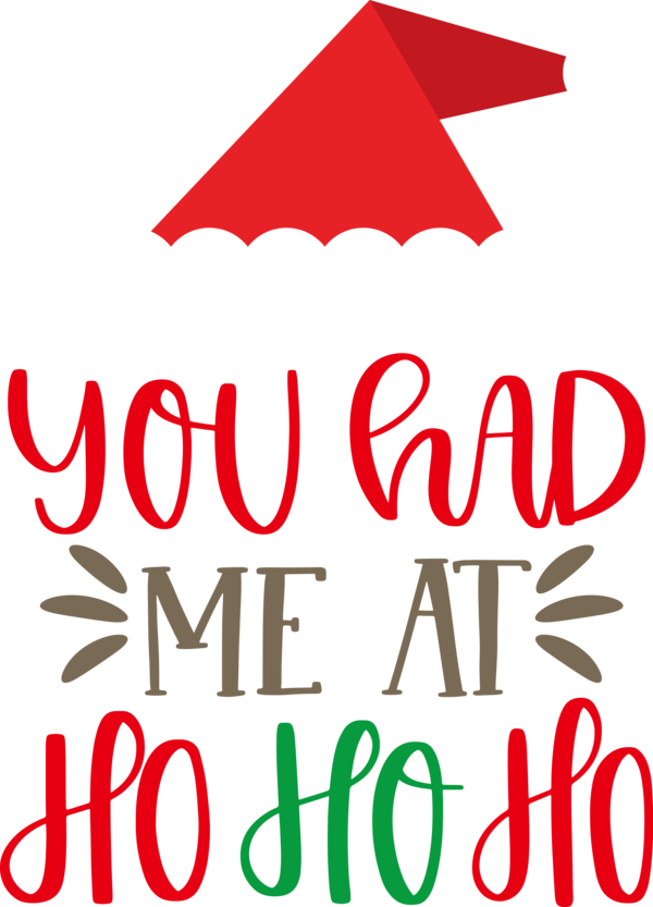 Transparent Christmas Logo Line Meter for Santa for Christmas