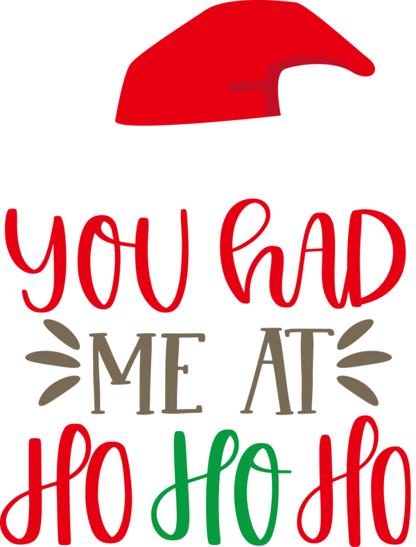 Transparent Christmas Logo Line Meter for Santa for Christmas