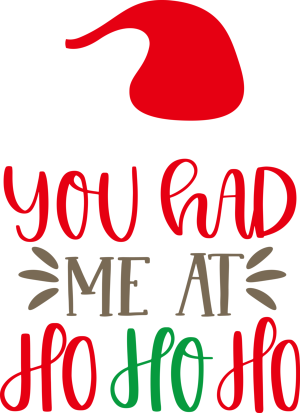 Transparent Christmas Logo Line Meter for Santa for Christmas