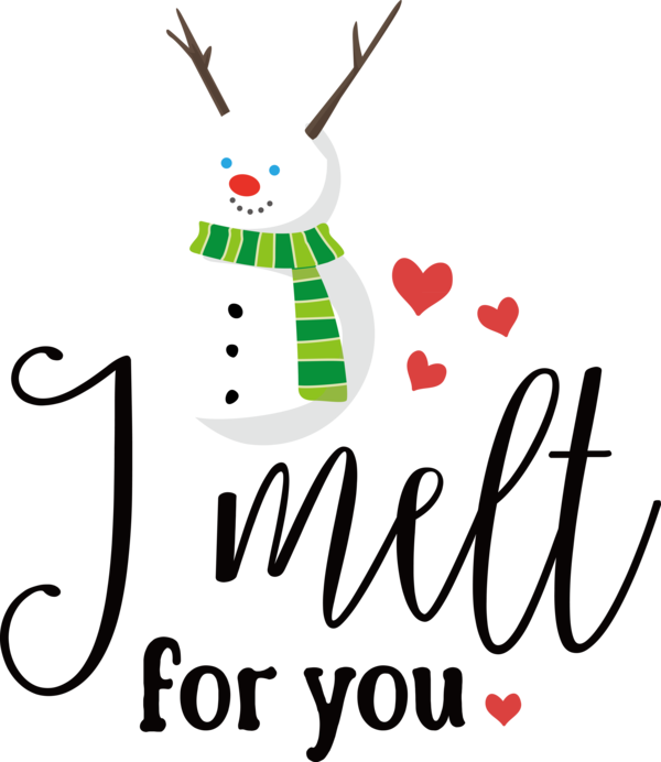 Transparent Christmas Design Logo Meter for Snowman for Christmas