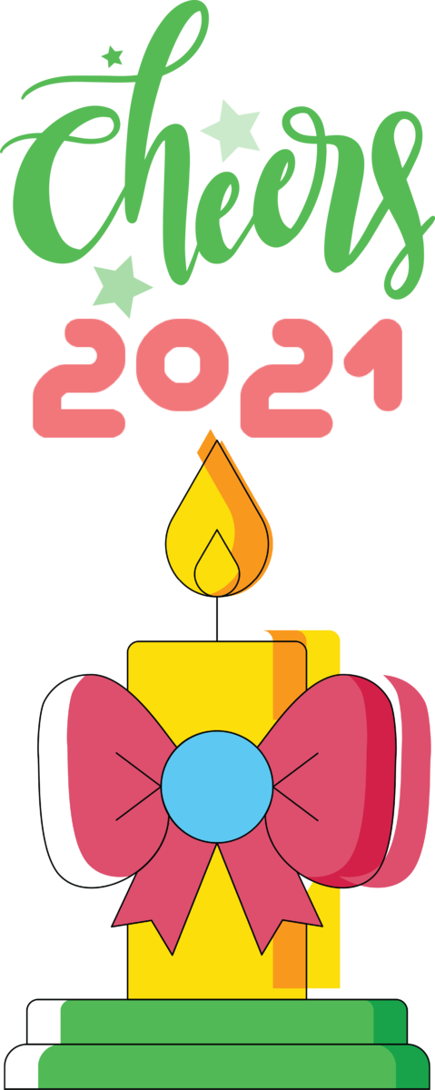 Transparent New Year Cheers 2021 Meter Design for Welcome 2021 for New Year