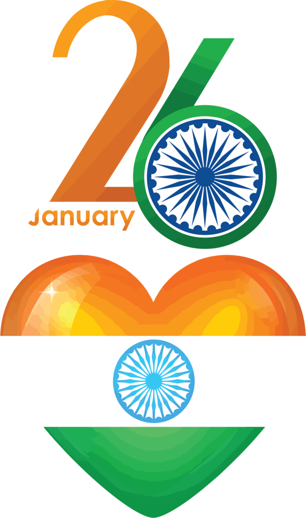 Transparent India Republic Day Logo Symbol Design for Happy India Republic Day for India Republic Day