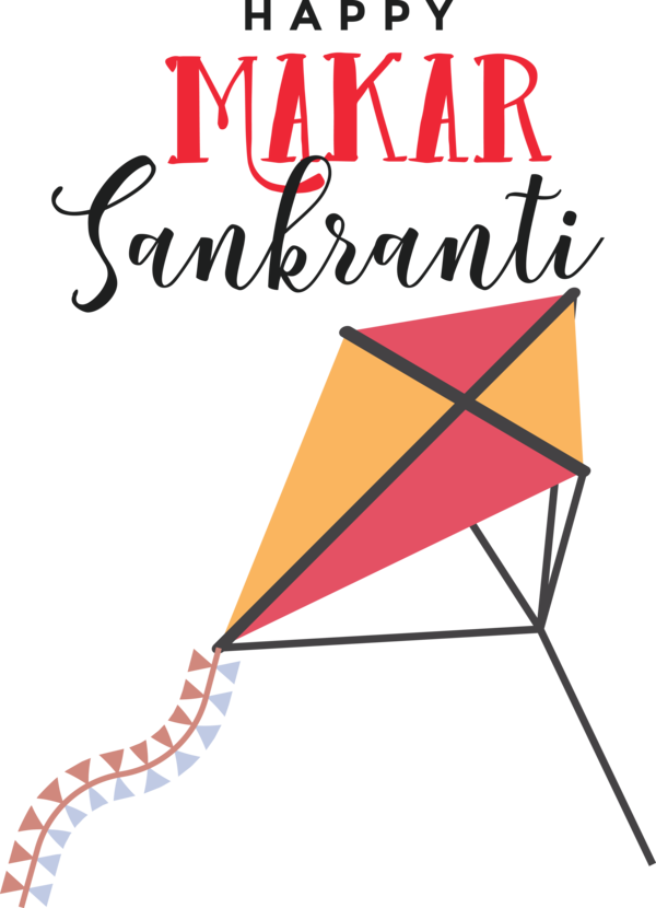 Transparent Makar Sankranti Triangle Diagram Meter for Happy Makar Sankranti for Makar Sankranti