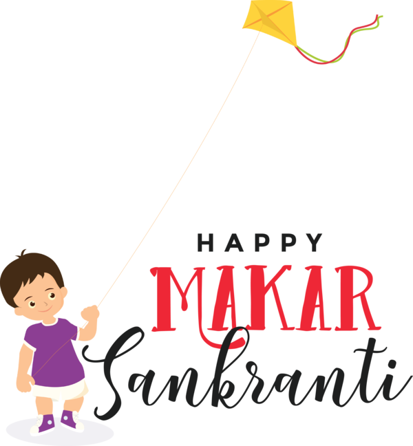 Transparent Makar Sankranti Cartoon Line Meter for Happy Makar Sankranti for Makar Sankranti