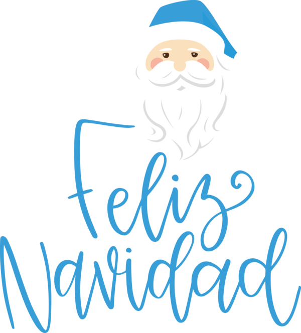 Transparent Christmas Logo Christmas Day Santa Claus-M for Feliz Navidad for Christmas