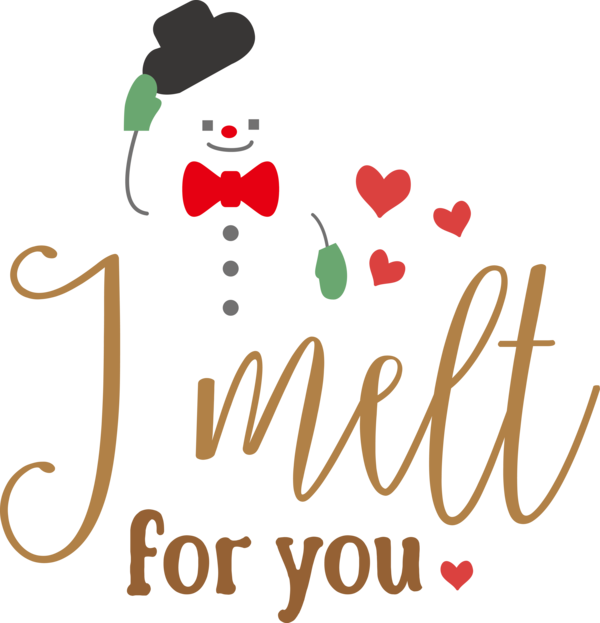 Transparent Christmas Logo Design Line for Snowman for Christmas