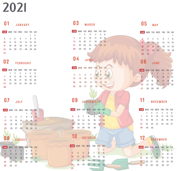 Transparent New Year Design Calendar System Meter for Printable 2021 Calendar for New Year