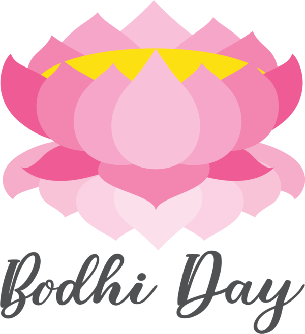 Transparent Bodhi Day Floral design Design Logo for Bodhi for Bodhi Day