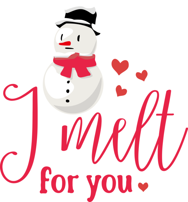 Transparent Christmas Logo Character Line for Snowman for Christmas