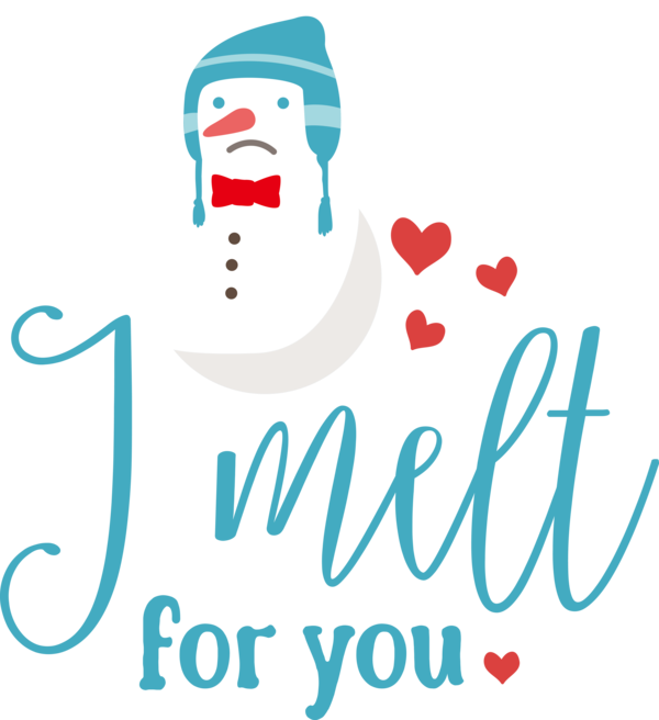 Transparent Christmas Logo Character Happiness for Snowman for Christmas