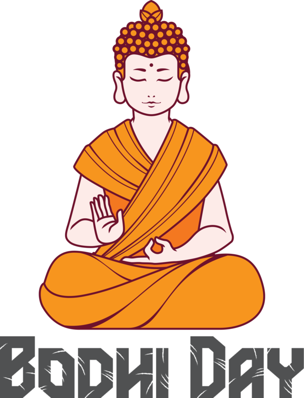 Transparent Bodhi Day Meditation Zazen Buddharupa for Bodhi for Bodhi Day