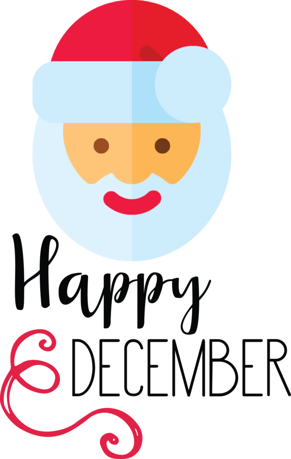 Transparent Christmas Smile Happiness Icon for Hello December for Christmas
