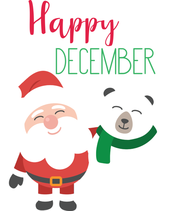 Transparent Christmas Christmas Day Holiday Santa Claus for Hello December for Christmas