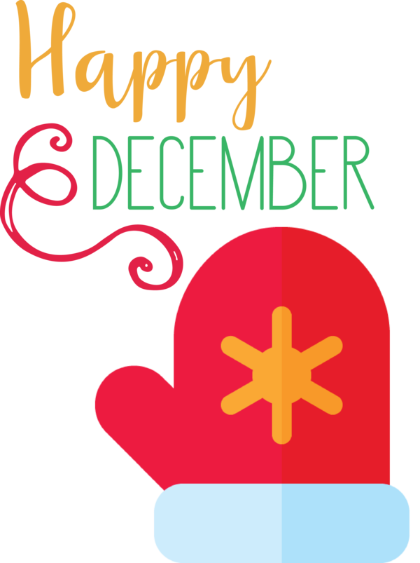 Transparent Christmas Logo Symbol Line for Hello December for Christmas