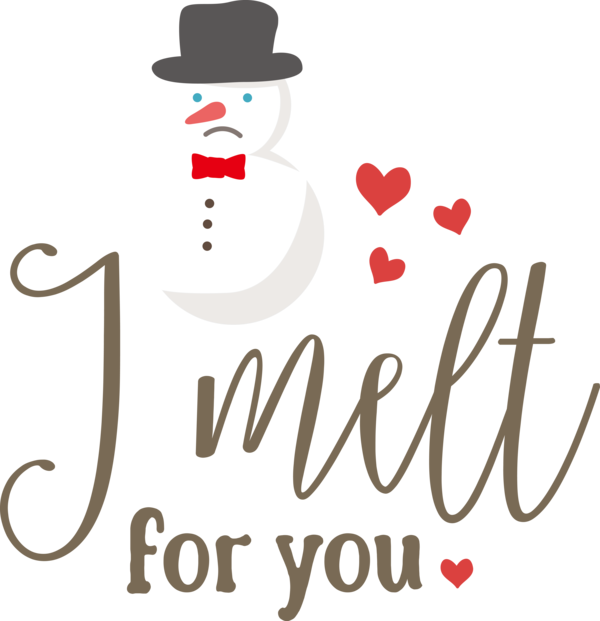 Transparent Christmas Logo Character Meter for Snowman for Christmas