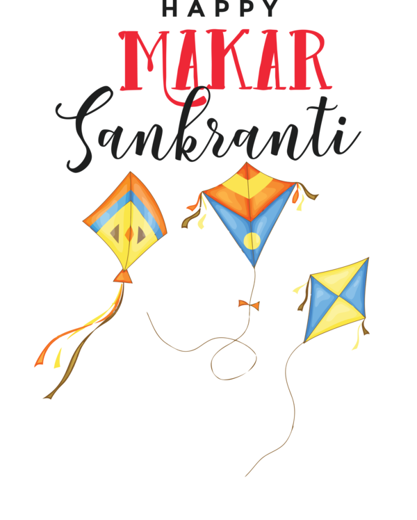 Transparent Makar Sankranti Line Triangle Meter for Happy Makar Sankranti for Makar Sankranti