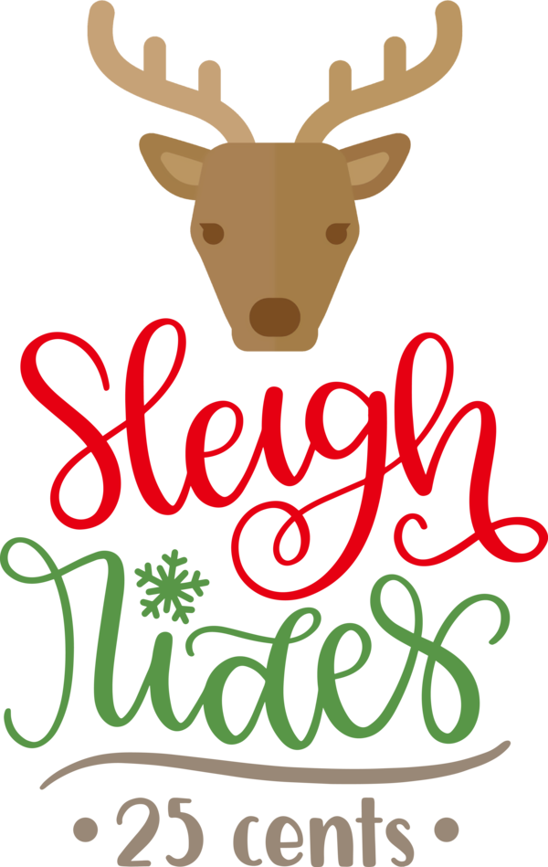 Transparent Christmas Reindeer Deer Christmas decoration for Sled for Christmas