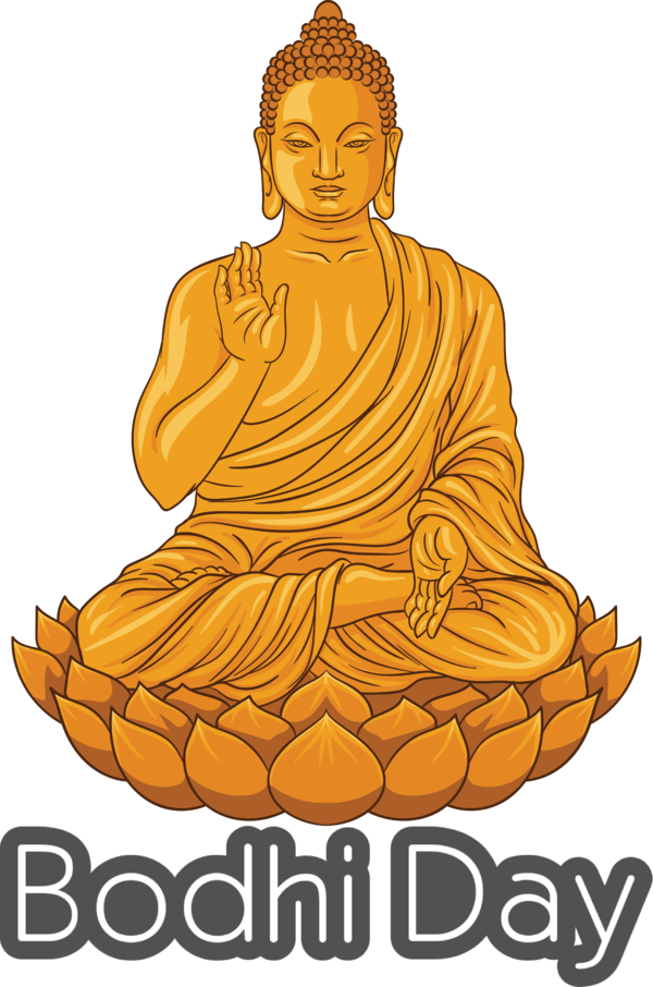 Transparent Bodhi Day Gautama Buddha All that we are is the result of what we have thought. Buddharupa for Bodhi for Bodhi Day