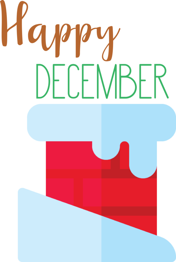 Transparent Christmas Logo Line Meter for Hello December for Christmas