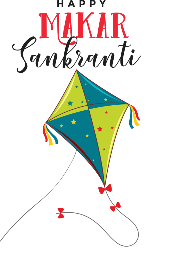 Transparent Makar Sankranti Line Triangle Meter for Happy Makar Sankranti for Makar Sankranti