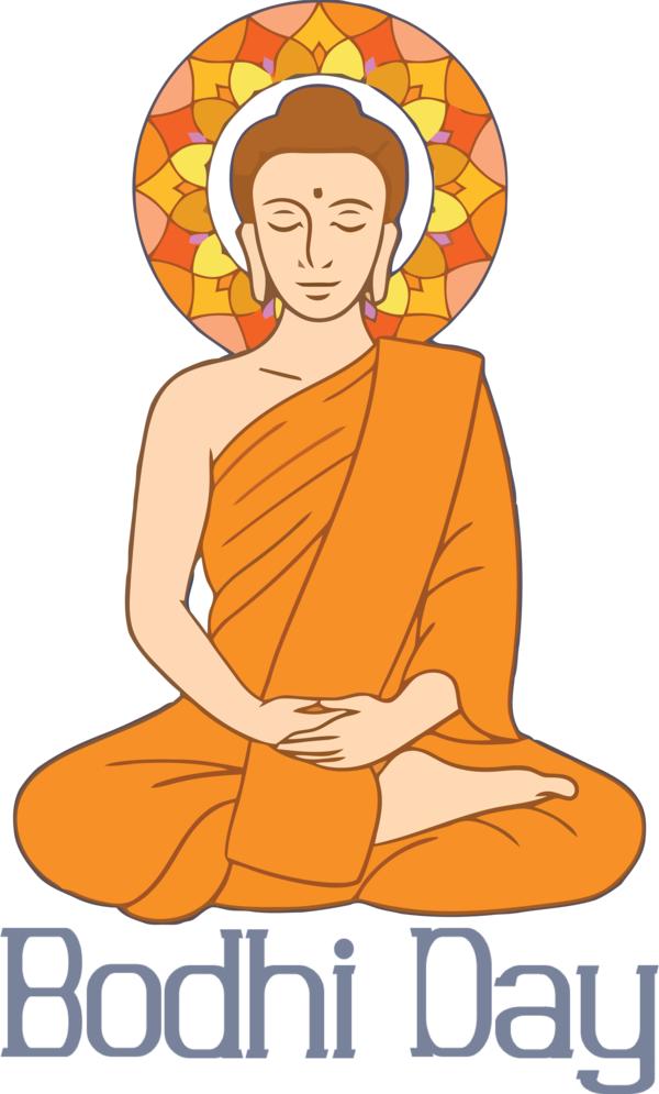 Transparent Bodhi Day Behavior Meter Sitting for Bodhi for Bodhi Day