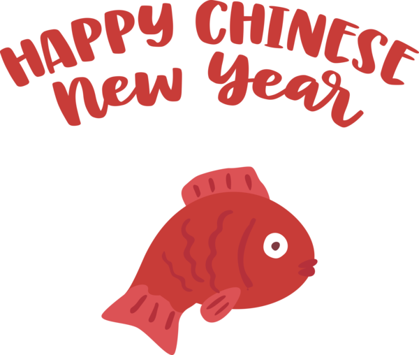 Transparent New Year Logo Cartoon Line for Chinese New Year for New Year