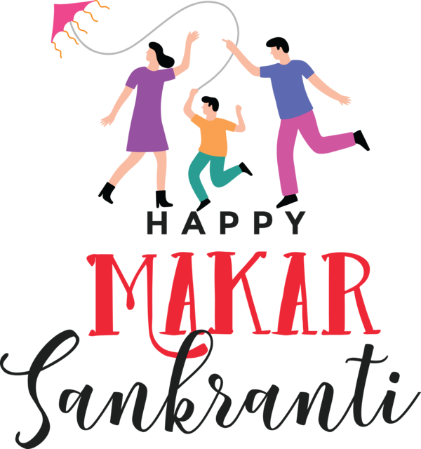 Transparent Makar Sankranti Logo Shoe Text for Happy Makar Sankranti for Makar Sankranti