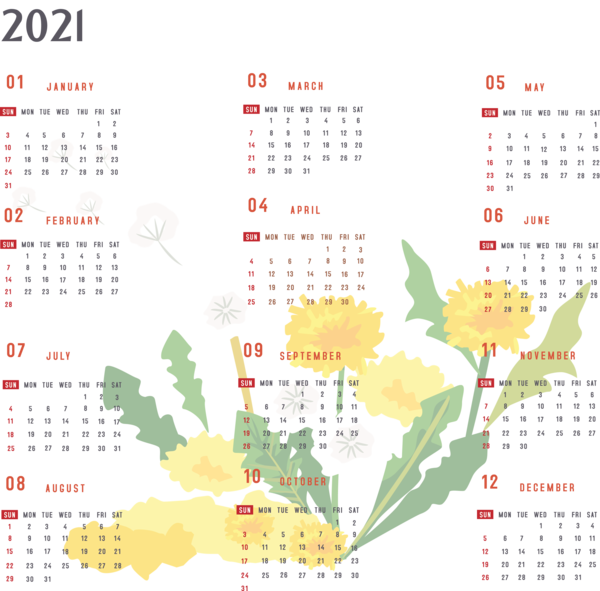 Transparent New Year もちつき大会 Fukuoka for Printable 2021 Calendar for New Year