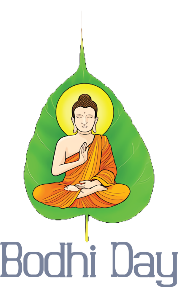 Transparent Bodhi Day Gautama Buddha Bodhi tree Bodhgaya Bihar Vesak for Bodhi for Bodhi Day