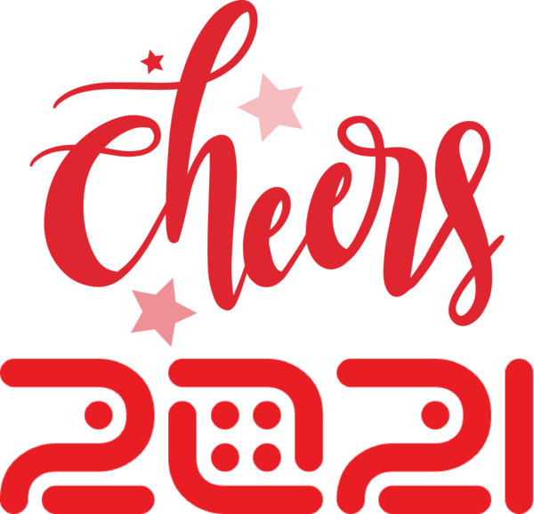 Transparent New Year Icon Free Design for Welcome 2021 for New Year