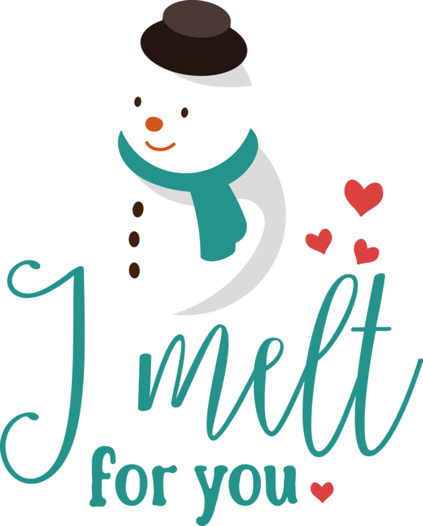 Transparent Christmas Logo Drawing Character for Snowman for Christmas