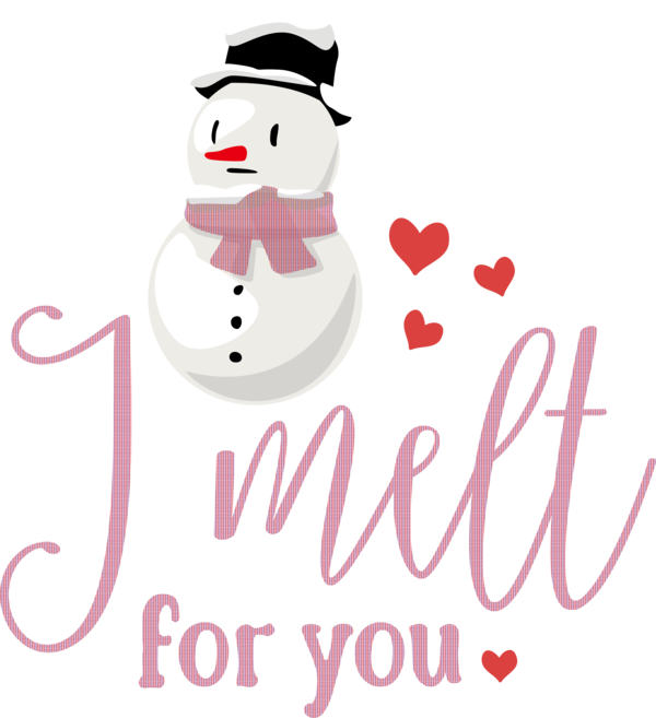 Transparent Christmas Cartoon Logo Character for Snowman for Christmas