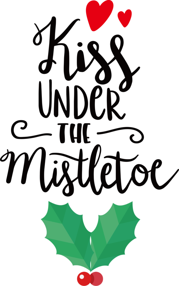 Transparent Christmas Floral design Logo Leaf for Holly for Christmas