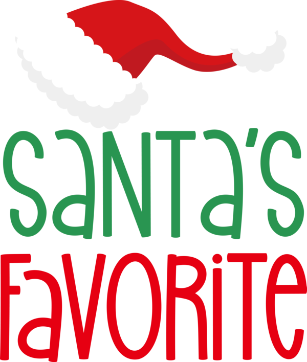 Transparent Christmas Logo Signage Design for Santa for Christmas