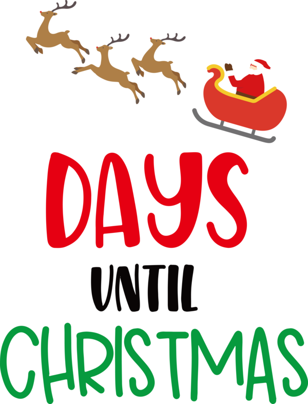 Transparent Christmas Logo Cartoon Line for Santa for Christmas