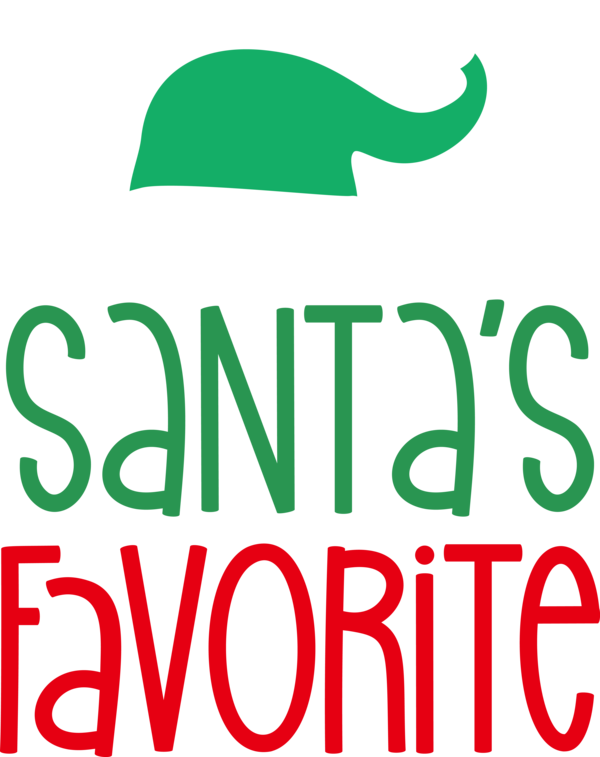Transparent Christmas Logo Green Line for Santa for Christmas