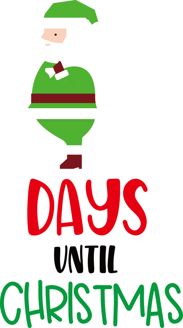 Transparent Christmas Logo Green Character for Santa for Christmas