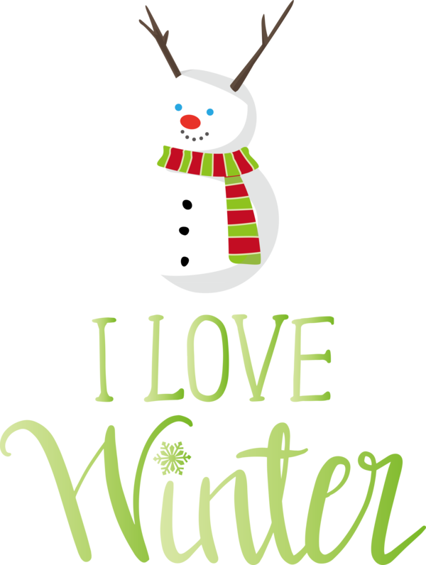 Transparent Christmas Design Logo Text for Hello Winter for Christmas