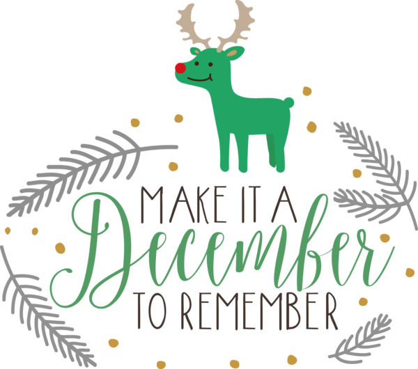 Transparent Christmas Reindeer Deer Christmas decoration for Hello December for Christmas