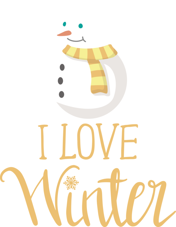 Transparent Christmas Logo Design Cartoon for Hello Winter for Christmas