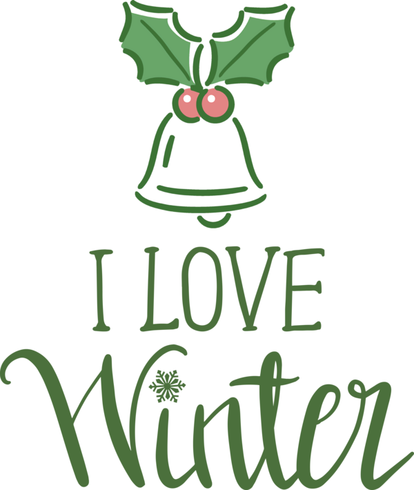 Transparent Christmas Meter Leaf Logo for Hello Winter for Christmas